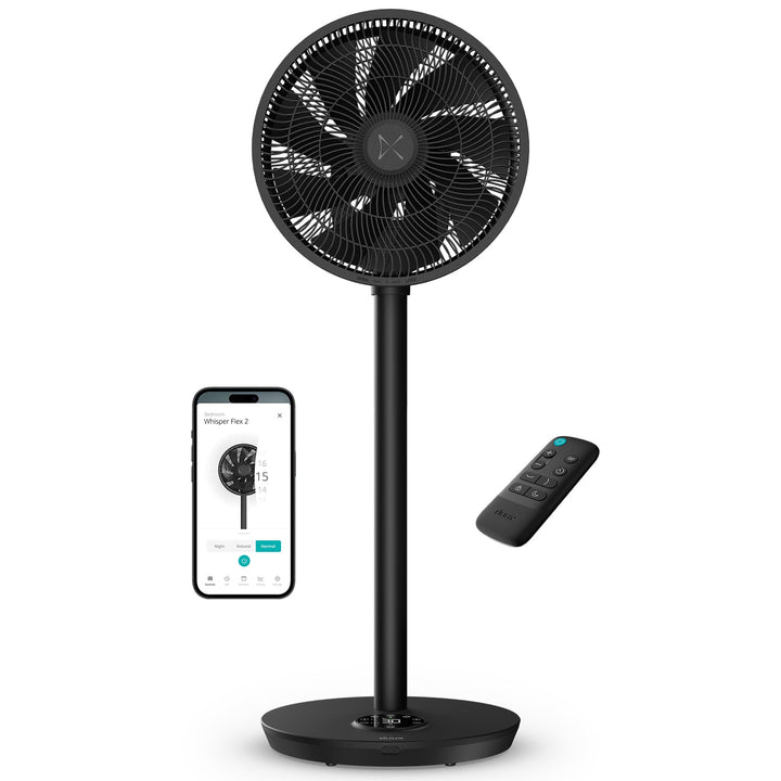 Duux Whisper Flex 2 Smart Ventilator – flüsterleise 13 dB – Nachtmodus & Timer – höhenverstellbar (5
