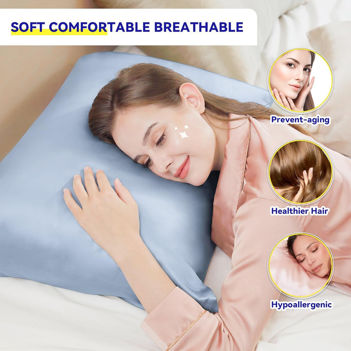 Seidenkissenbezug Jaciu Silk Pillowcase 21 Momme beidseitiger Seidenkissenbezug Kissenbezug Versteck