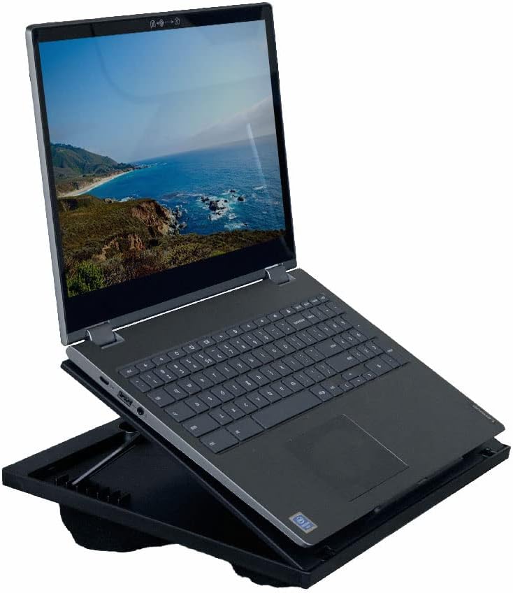 Vivol Laptopkissen Höhenverstellbar für max. 15,6 Inch - Tragbarer Laptoptisch für Reisen, Arbeiten