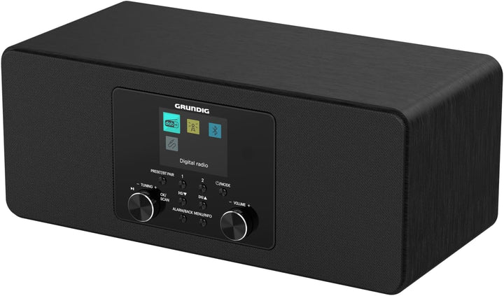 Grundig DTR 4600 2.0 DAB+ Digitalradio, FM, 2.0 Stereo-Lautsprechersystem, 10 W RMS, Alarmfunktion,