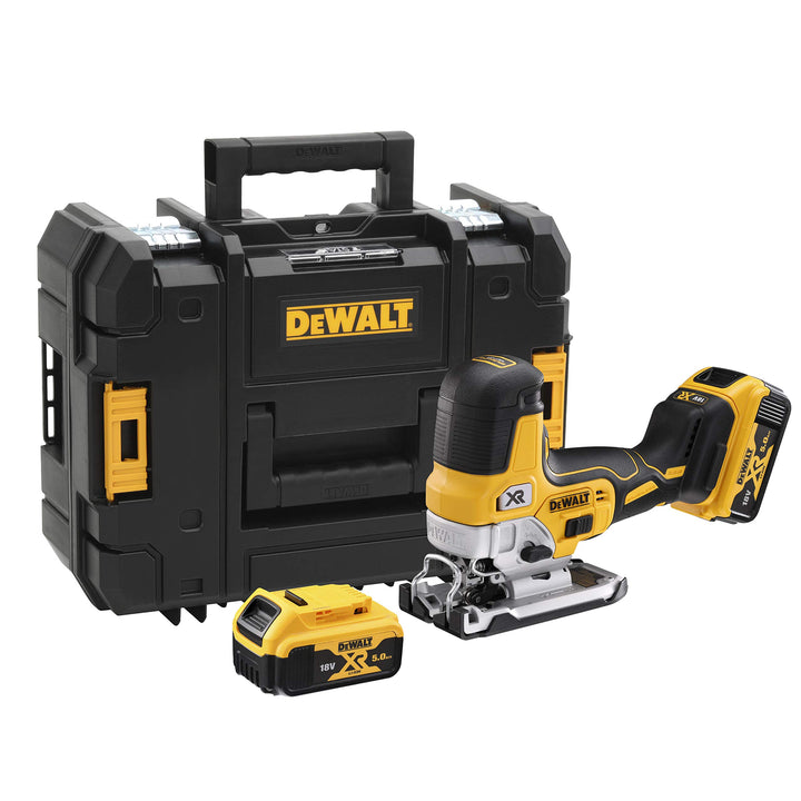 DeWalt DCS335P2-QW 18V Xr Body Grip Jigsaw Kitted, 2 x 5.0 Ah