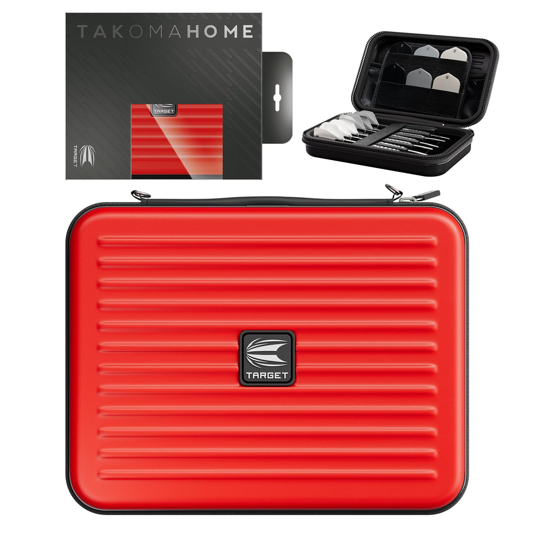 Target Darts Takoma Dart Tasche XXL Heim Dart Wallet - Mehrfarbig Rot Single, Rot Single
