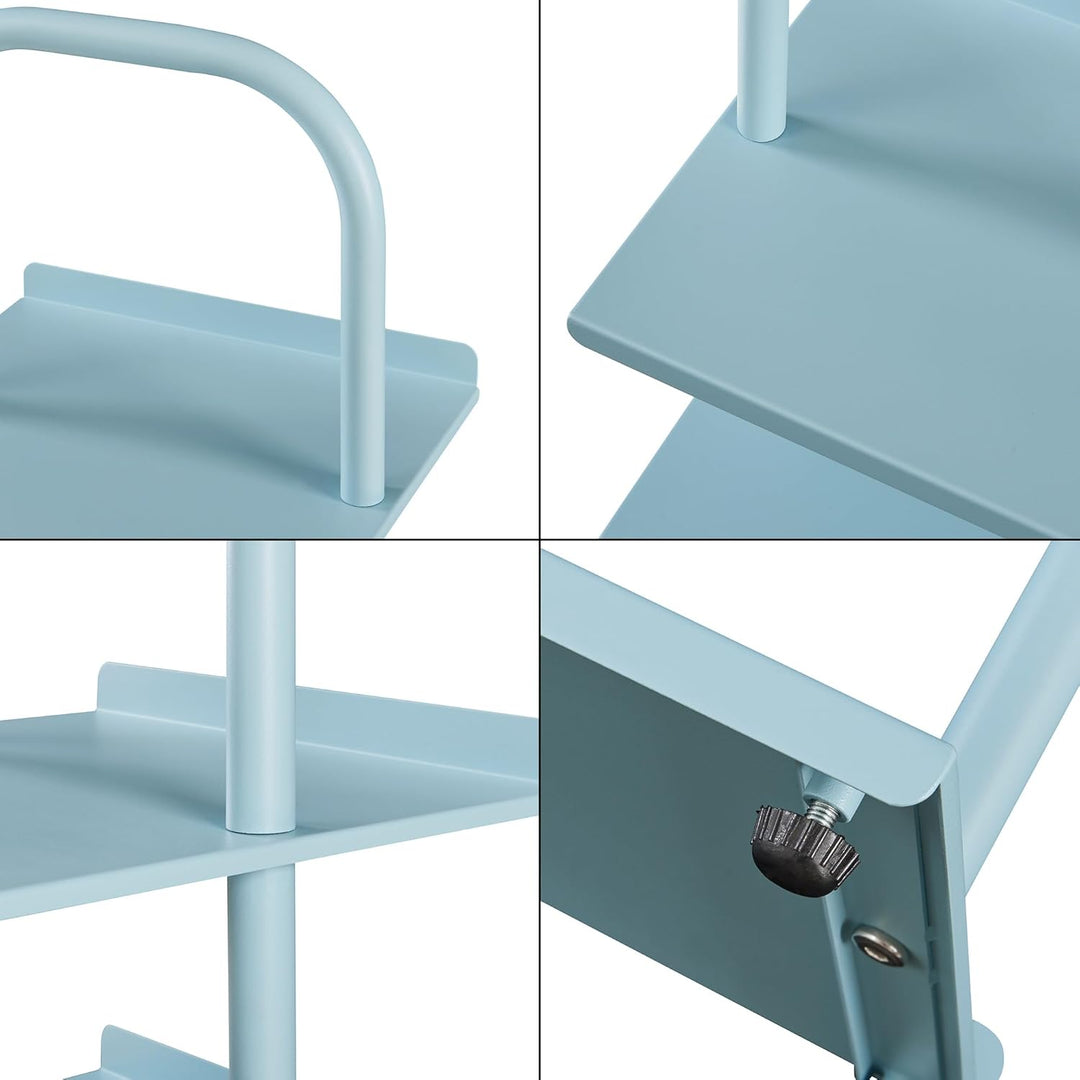 [en.casa] Schuhregal schmal für Kinder Poytya Schuhablage hoch für 5 Paare Organizer Standregal mit