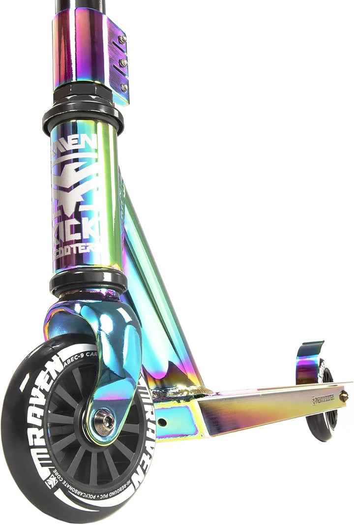 Raven Stunt Scooter Kinder ab 5 Jahre und Erwachsene, Stunt Roller 360°,Trick Roller,Tretroller,City