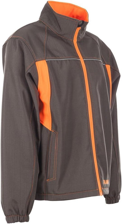 Planam Grösse XS Unisex Basalt Neon Softshelljacke oliv orange Modell 6292 Oliv/Orange XS, Oliv/Oran