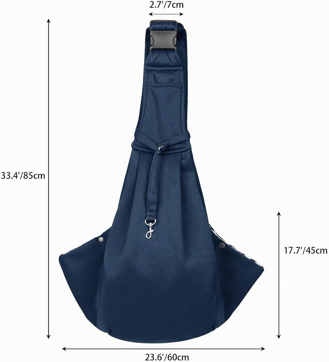 Hundetragetasche Verstellbare Schultergurt Tragetuch Hund Umhängetasche für Haustiere Kleinen Hund K