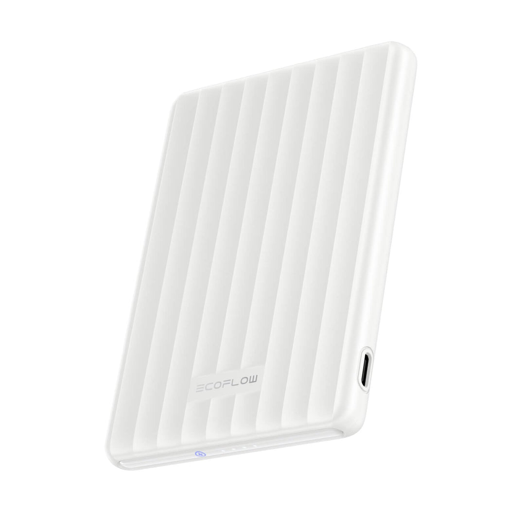 EcoFlow Magsafe Power Bank 5000mAh 20W USB C Laden, Magnetische Powerbank 7,5 W, Magnetic Wireless P