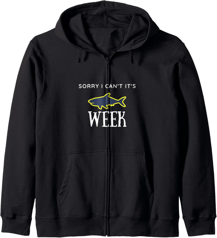 Lustiges Hai-Geschenk Entschuldigung Woche ist Kapuzenjacke
