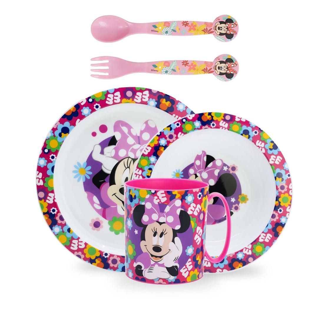 Sorrisini Kindergeschirr set, Wiederverwendbares Babygeschirr Set, Kinder Essgeschirr, Microwaveable
