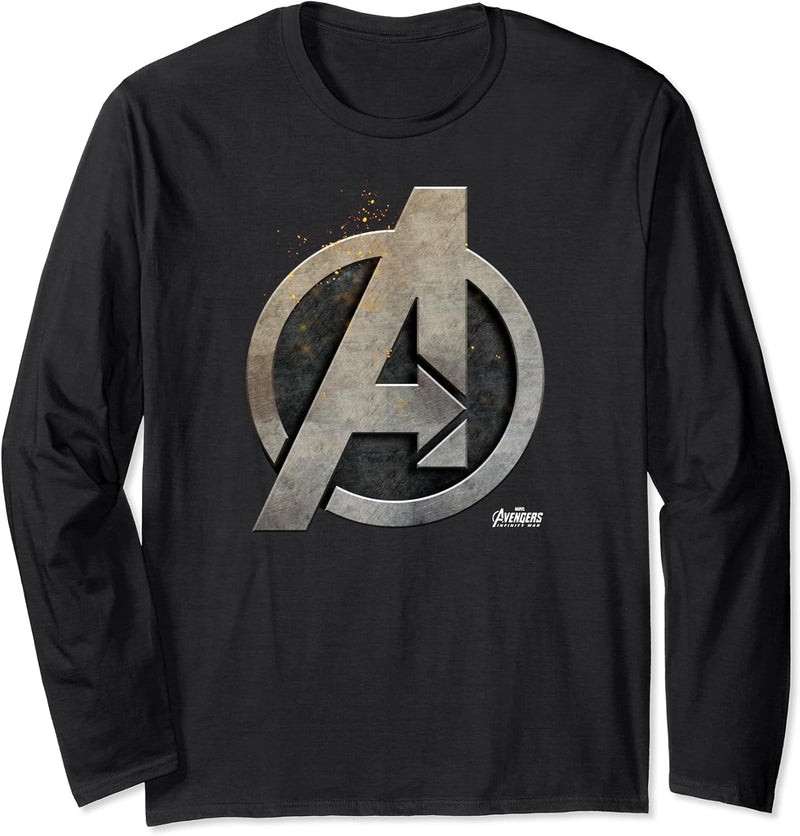 Marvel Avengers Infinity War Sl Symbol Langarmshirt