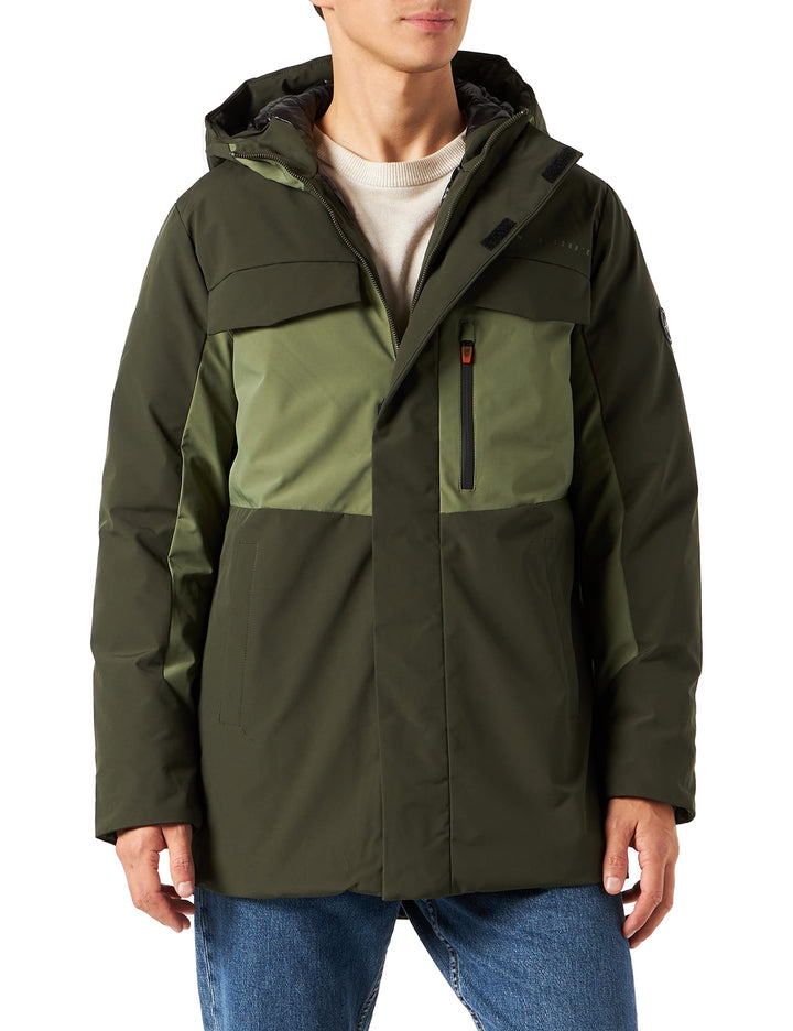JACK & JONES Herren Jcofriday Bf Parka M Forest Night, M Forest Night