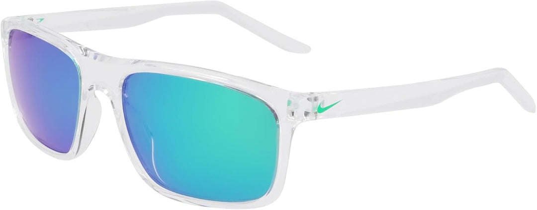 NIKE Fire L P N IU4690X Sonnenbrille – Aktiv rechteckig, 58 mm Objektiv, klar/polargrüner Spiegel