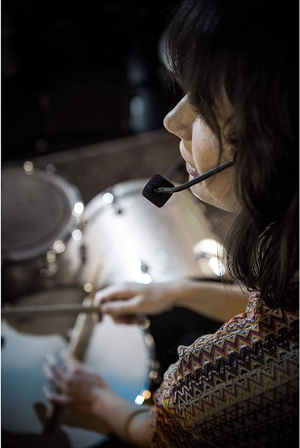 Shure PGA31 Headset-Kondensatormikrofon mit Cardioid-Polarmuster, flexibler Schwingelsäure, Schaumst
