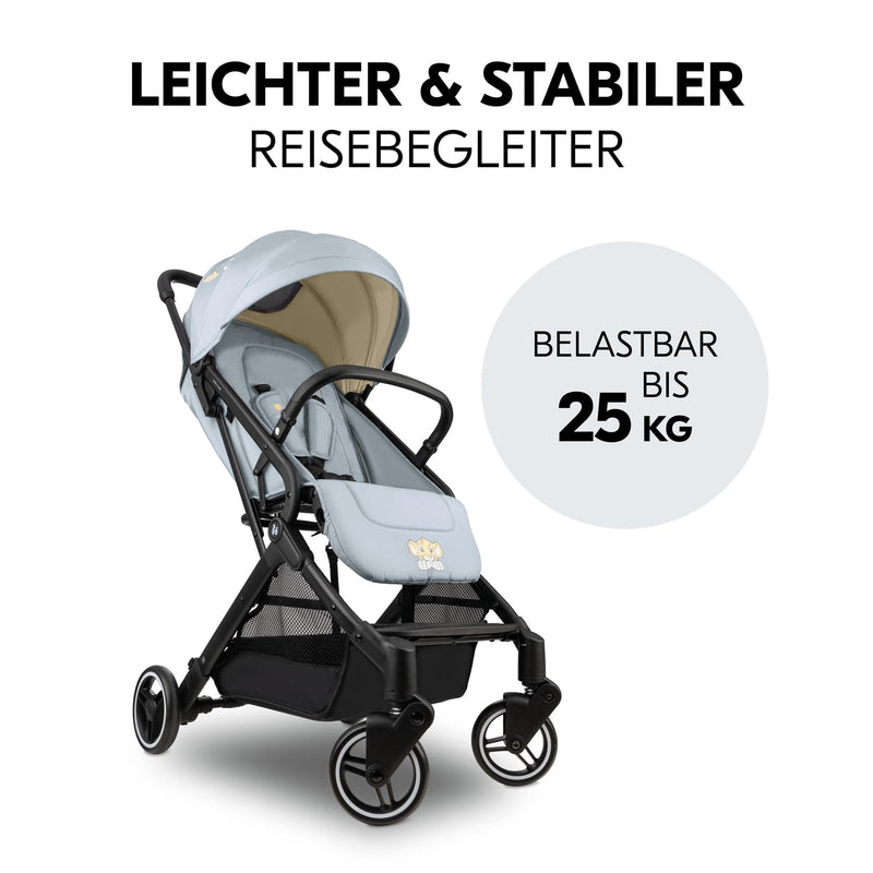 hauck Reise Buggy Travel N Care für Kinder ab Geburt bis 22 kg mit Liegefunktion, Ultraleicht - 6,9