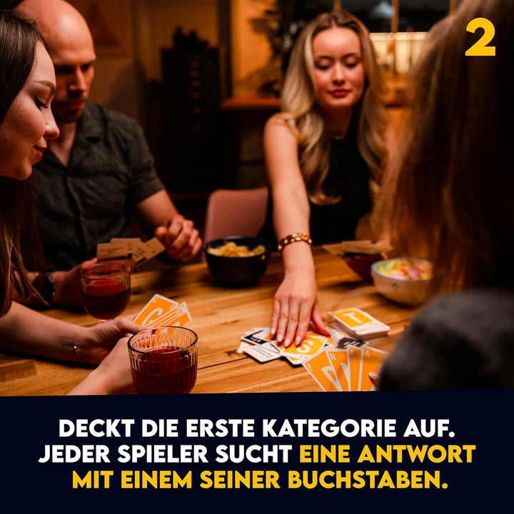 ATM Gaming Quickstop - Das Buchstaben-Duell - Kartenspiel für Jugendliche und Erwachsene - Schnell u