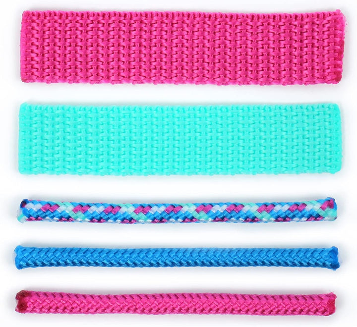 Hobby Horse Halfter Materialset aqua/pink (Anleitung separat erhältlich)