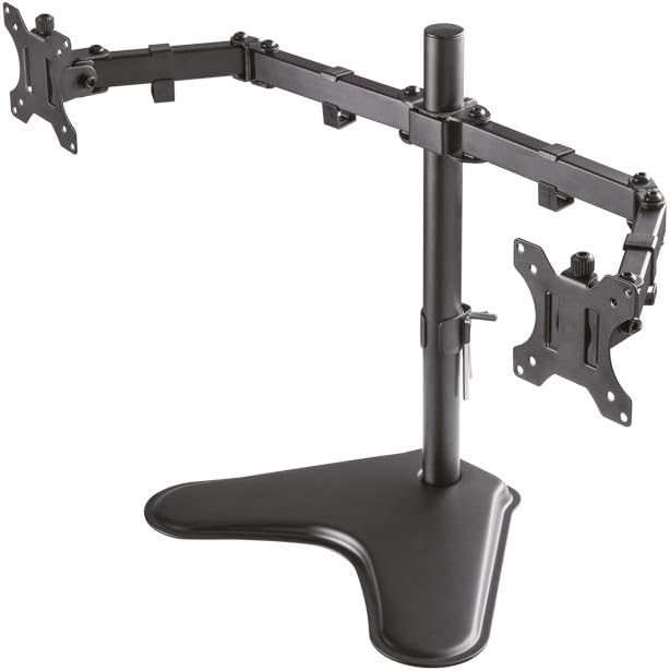 Neomounts by Newstar Monitor Tischhalterung Schwarz FPMA-D550DDBLACK Doppel 10-32 16kg One size Moni