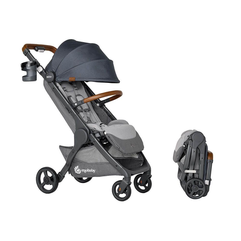 Ergobaby Metro+ Deluxe Kinderwagen Buggy mit Liegefunktion, Premium Kinder-Buggy ab Geburt bis 22kg,