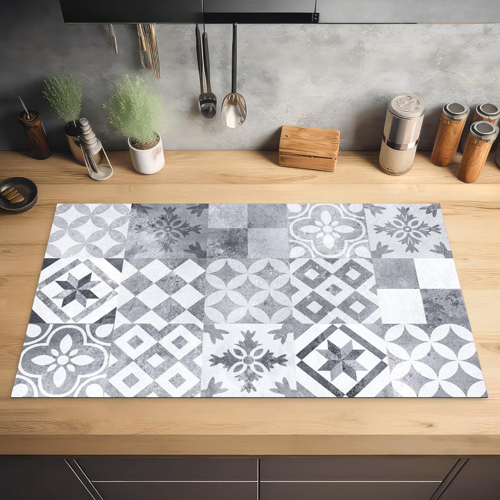 Herdabdeckplatte Einteilig 90x52 cm Küche Ceranfeld Abdeckplatte Cerankochfeld Abdeckung Induktionsk
