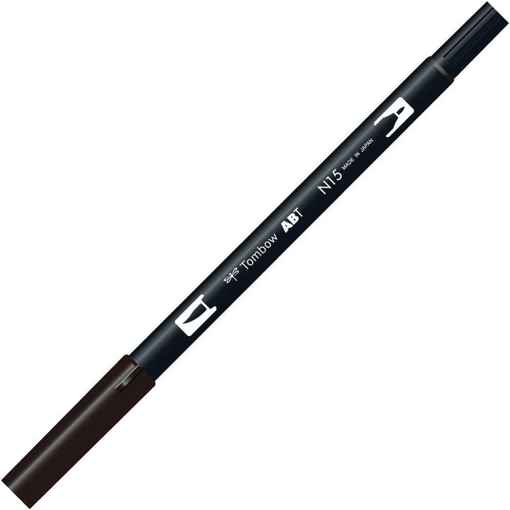 Tombow ABT Dual Pinselstift 6 Stück schwarz