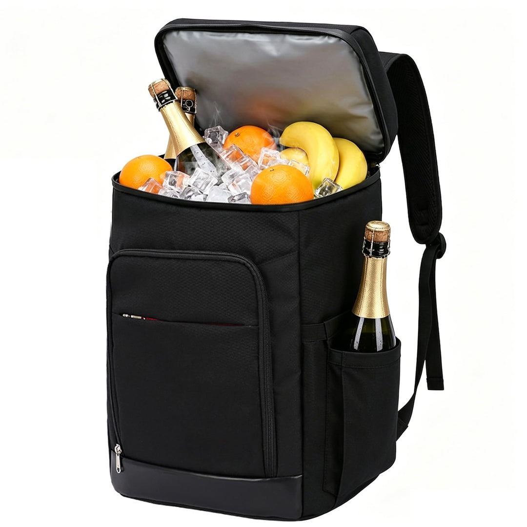Camping Kühlrucksack,24L Kapazität Isolierter Picknickrucksack, Wasserdichter Rucksack-Kühler Auslau
