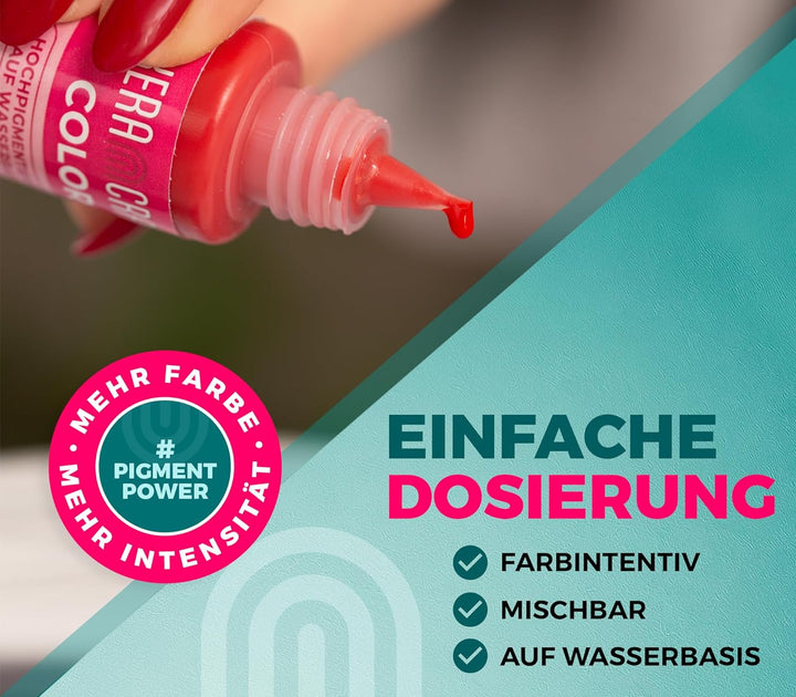 KERACRAFT Color 25ml - Farbpigmente für Giesspulver 10er Set