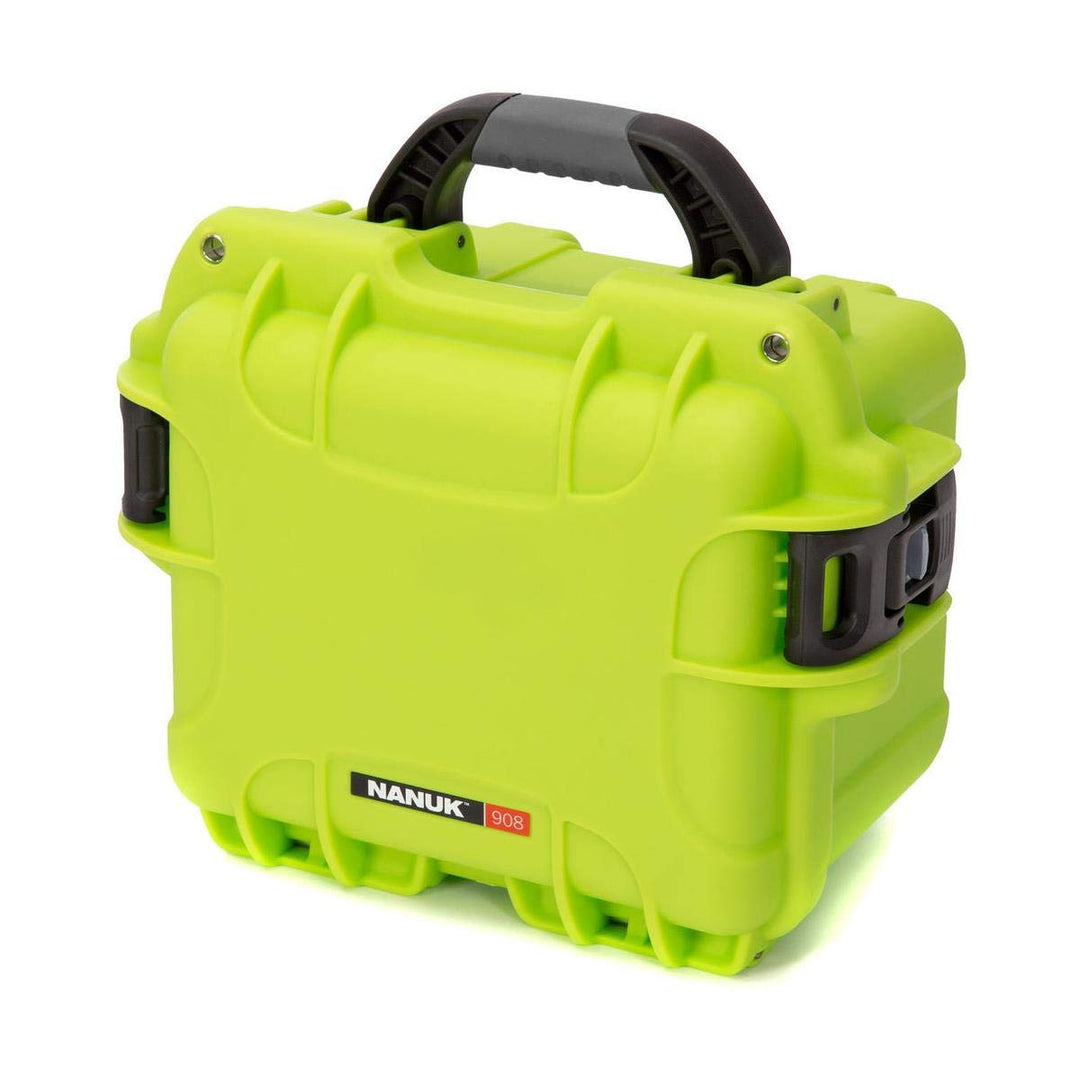 Nanuk 908 Hartschalenkoffer, wasserfest, Limettengrün Lime Leer, Lime Leer