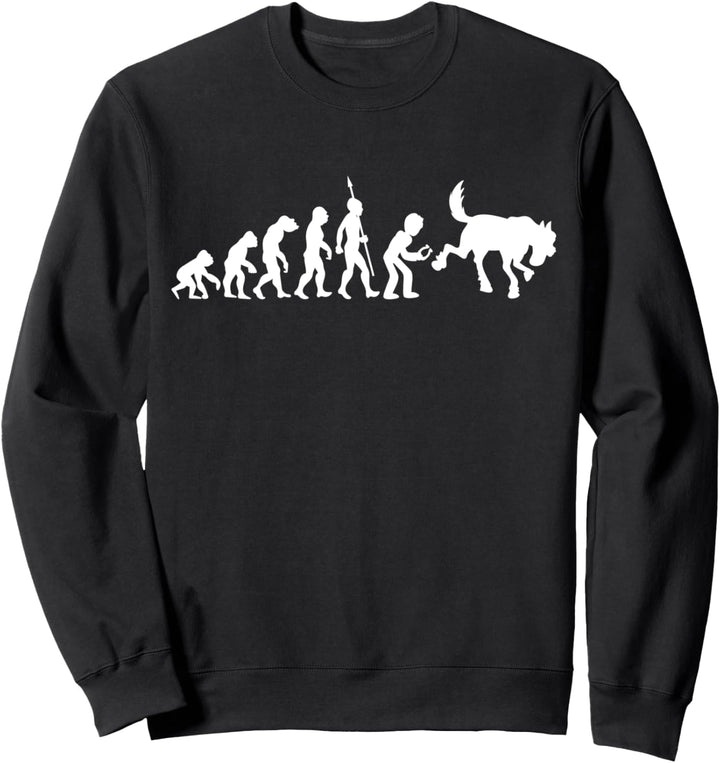 Hufschmied Pferdeschmied Pferde Schmied Evolution Fun Lustig Sweatshirt