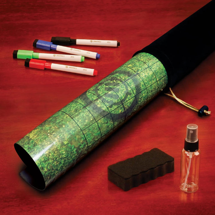 ENHANCE RPG-Raster-Spielmatte - Tabletop DND Karte (60.96 x 91.44 cm) Rollenspiel Dry-Erase Matte, k