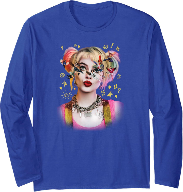 Birds of Prey Harley Quinn Seeing Birds Langarmshirt