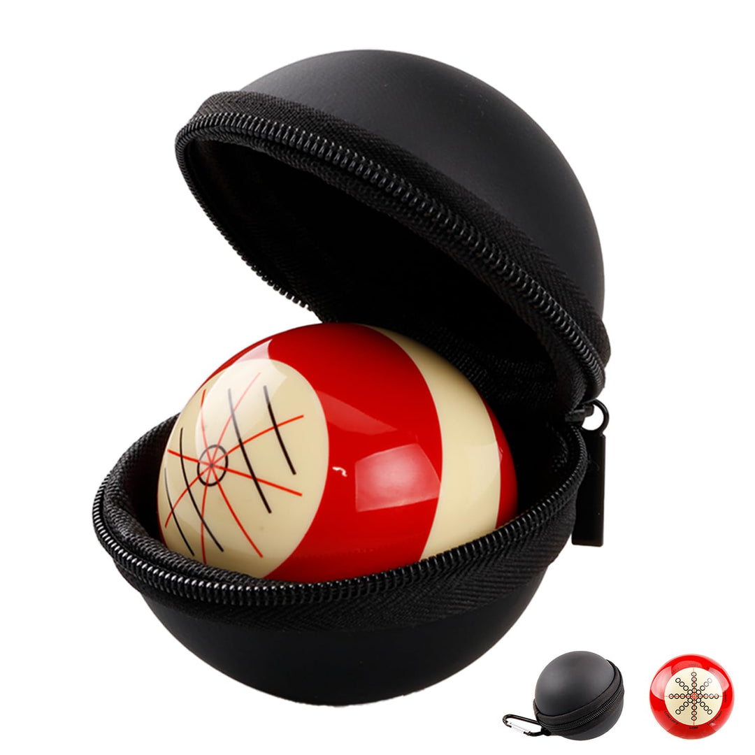 Billards Cue Balls, 57,2 mm Harz Billard Kugeln Dot Spot Training Cue Ball Pool Standard Trainingsba