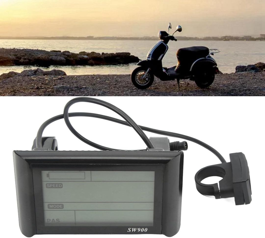 LCD-Display, Elektrofahrrad LCD-Display Elektroroller Sw900 LCD-Display-Messgerät mit Wasserdichtem