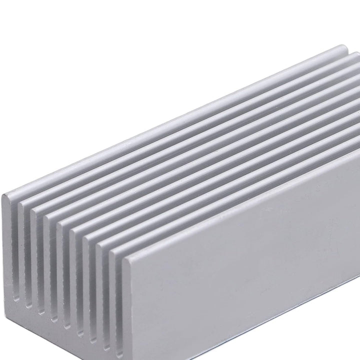 2 Stück Aluminium Kühlkörper 100x40x30mm für CPU Leistungselektronik und Power Board Without adhesiv