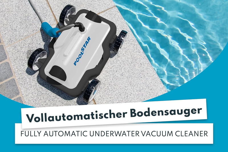 Steinbach Poolstar Poolrunner S63 Modell 2020 - Automatischer Poolroboter/Bodensauger bis 25 m² Grun