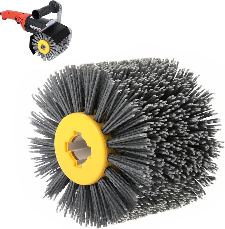 Nylonbürste , Schleifbürsten für Holz 80 Körnung Schleifbürsten , 120x100mm Polierbürste zum Holzver