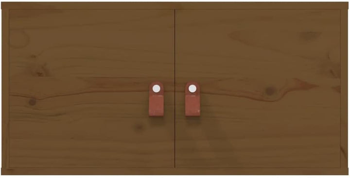 WIFESE 60x30x30 cm 2 Stück Wandschrank TV Schrank mit 2 Türen Hängeschrank Bücherregal Schweberegal