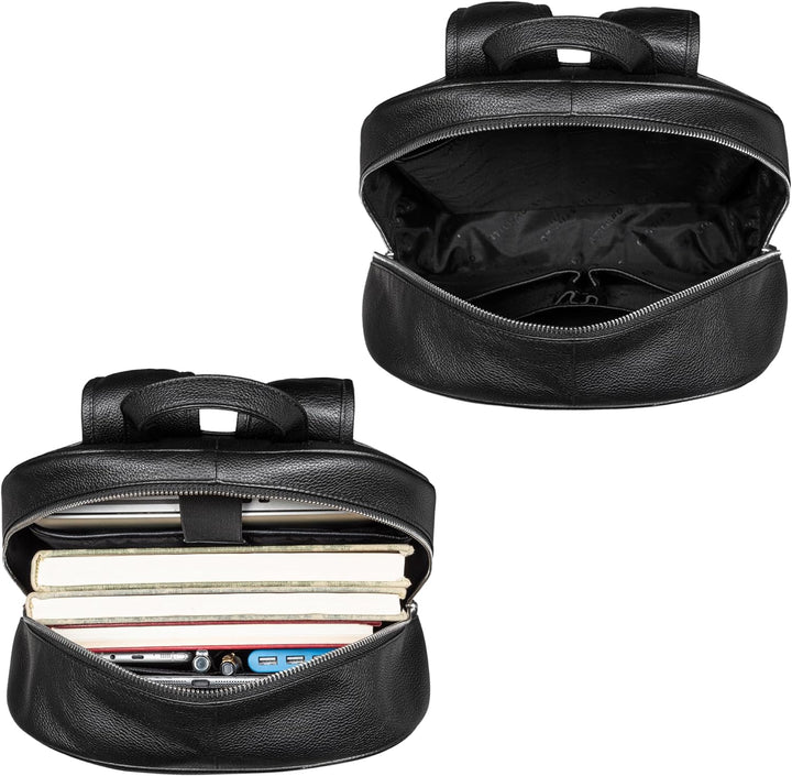 STILORD 'Etienne' Laptop Rucksack Leder 15 Zoll Business Rucksack Damen Leder Herren Notebook Rucksa