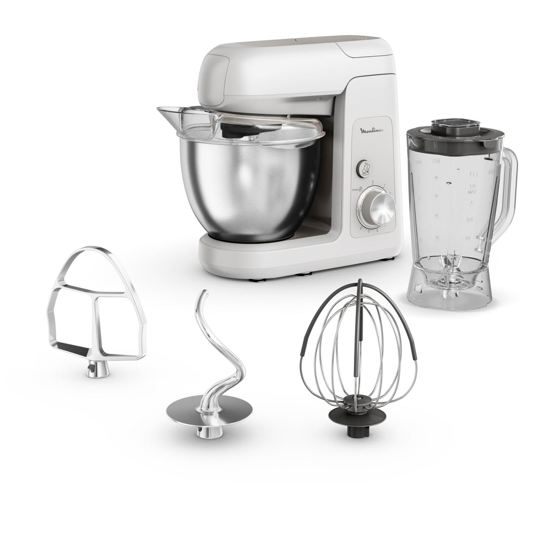 Moulinex Bake Partner Kitchen Machine QA521B25 Leistungsstarke Planetenknetmaschine 1100W Langlebige