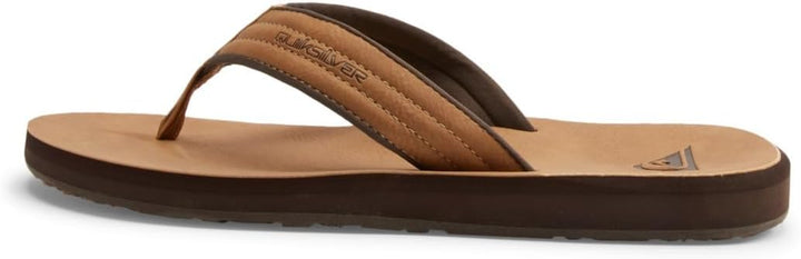 Quiksilver Herren Carver Nubuck Sandale 39 EU Tan, 39 EU Tan