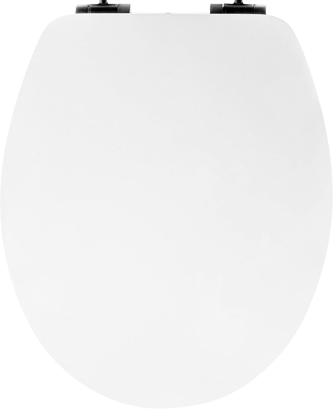 Cornat WC-Sitz Prime "White Matt Steel" - Ansprechendes Design - Hochwertiger Holzkern - Absenkautom