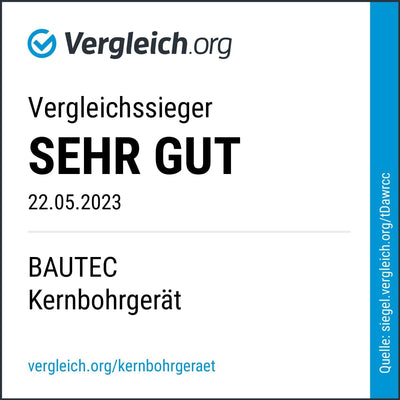 Das BAUTEC KERNBOHRGERÄT 255mm / 3350W Profi- Kernbohrmaschine für Nass und Trocken- Kernbohrungen