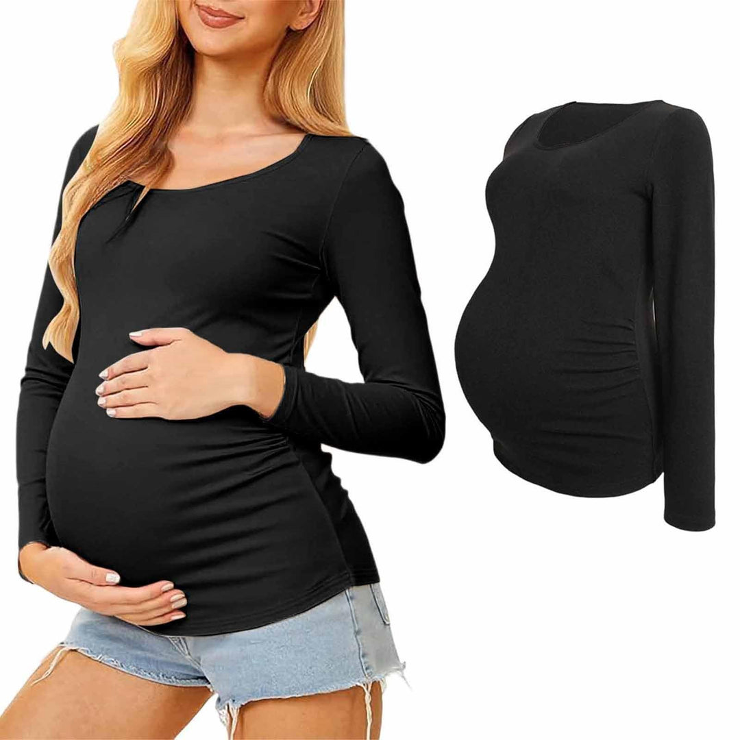 Hanraz Stillpullover Langarm Damen Bequemes Stillpullover Stillpyjama Schwanger Stilltops Warme Umst