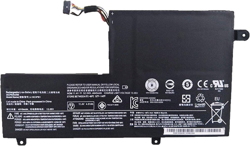 WYGUO L15L3PB0 L15C3PB1 L14L3P21 L14M3P21 L14M2P21 L14L2P21 Laptop Akku Ersatz für Lenovo Flex 4 147