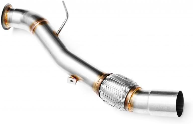 RM Motors Downpipe Rohr Decat kompatibet mit E60, E61 535d M57N 2004 2005 2006 2007 272PS