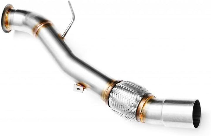 RM Motors Downpipe Rohr Decat kompatibet mit E60, E61 535d M57N 2004 2005 2006 2007 272PS