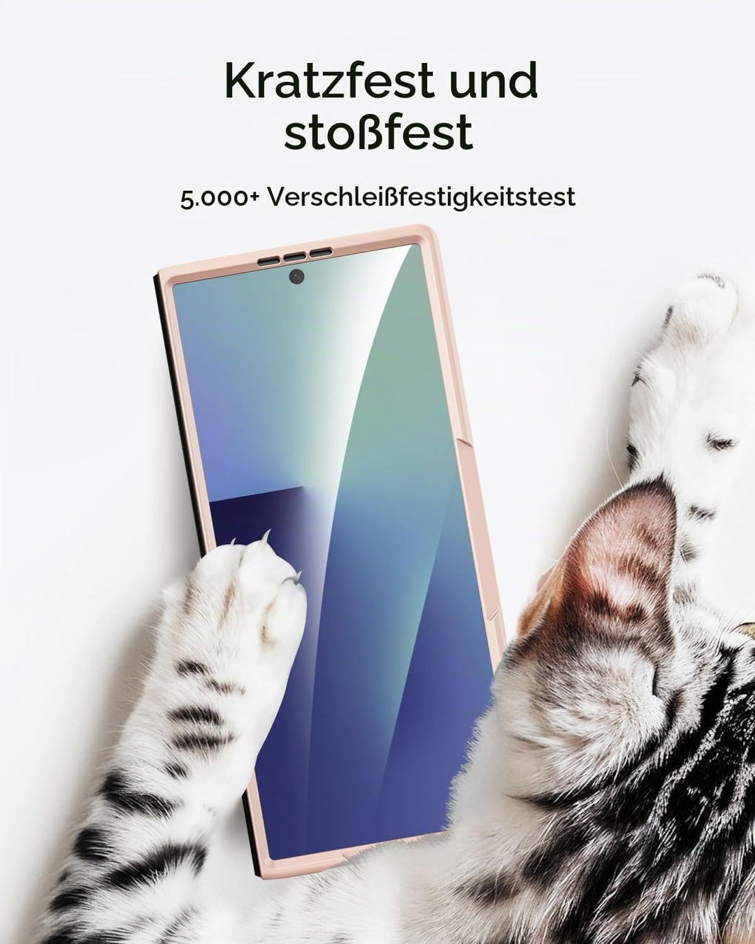 Miimall Kompatibel mit Samsung Galaxy Z Fold 7 Hülle mit S-Pen &amp; Stifthalter, [HD Displayschutz] Ult