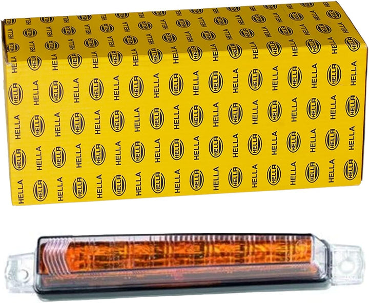 HELLA - Blinkleuchte - LED - 24V - Anbau/geschraubt - Lichtscheibenfarbe: glasklar - Kabel: 400mm -