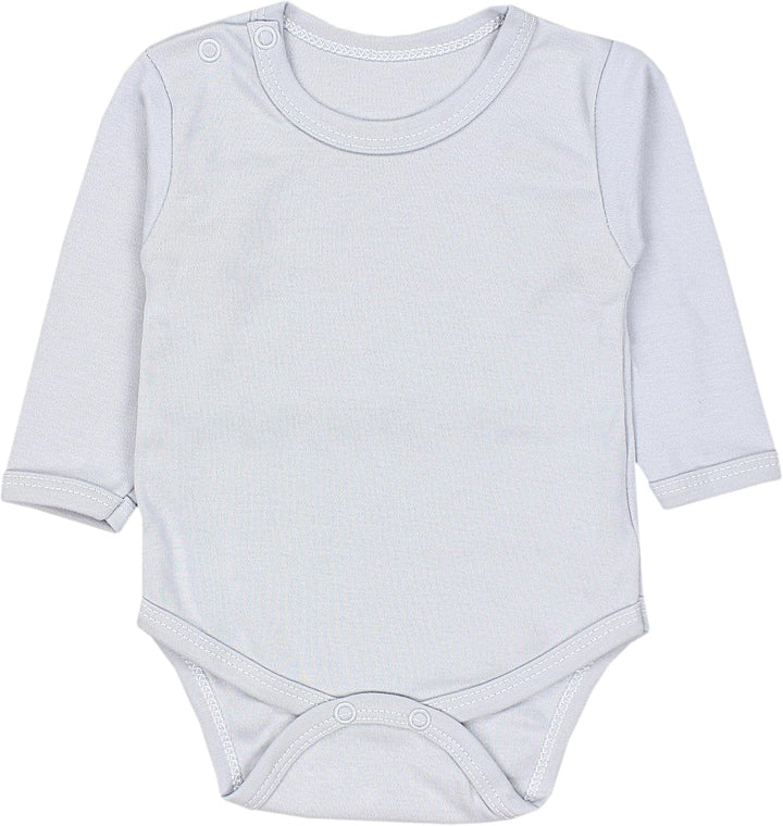 TupTam Baby Body Langarm – Weicher Body Baby 5er Pack aus Baumwolle, Unifarben, OEKO-TEX Zertifizier