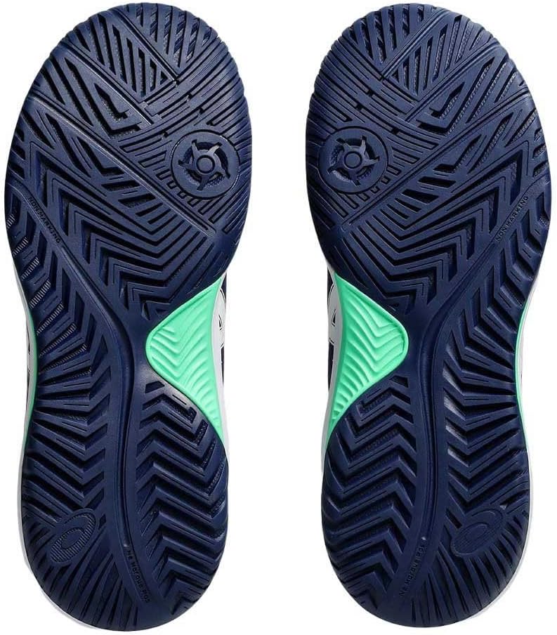ASICS Jungen Gel-Dedicate 8 Padel Gs Sneaker 32.5 EU Black Tuna Blue, 32.5 EU Black Tuna Blue