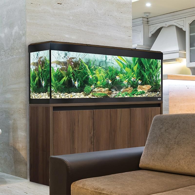 Dogit Fluval Tisch für Aquarium, Roma, 240 l, Schwarz